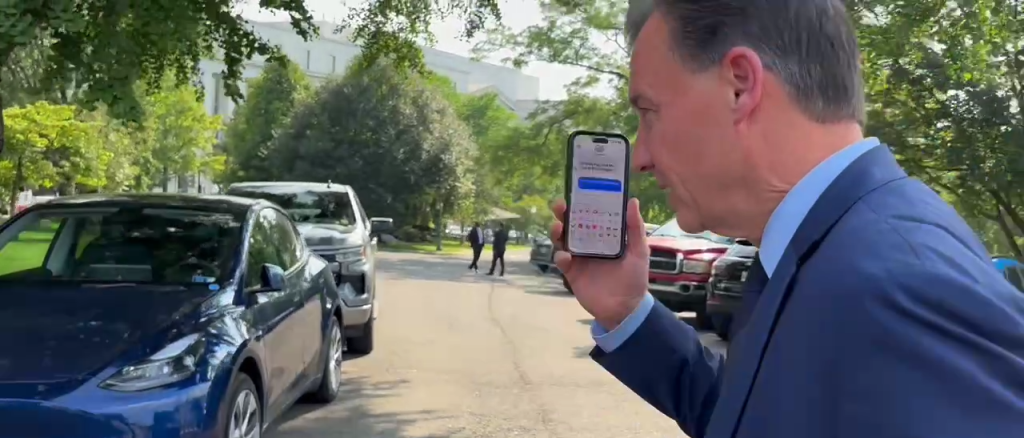 Democrat Representative Pretends to Take a Call to Avoid Question on LA Riots