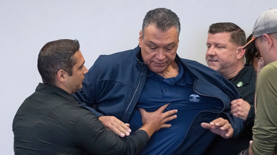 Democrats seethe after Padilla forcibly removed from Noem press conference in LA