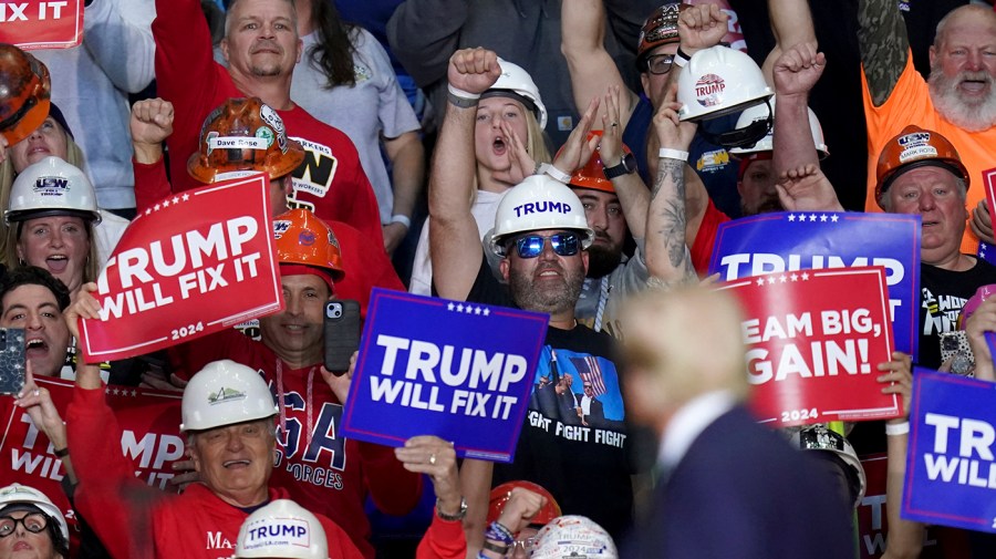 Democrats unhappy with the party's strategy to attract men away from Trump