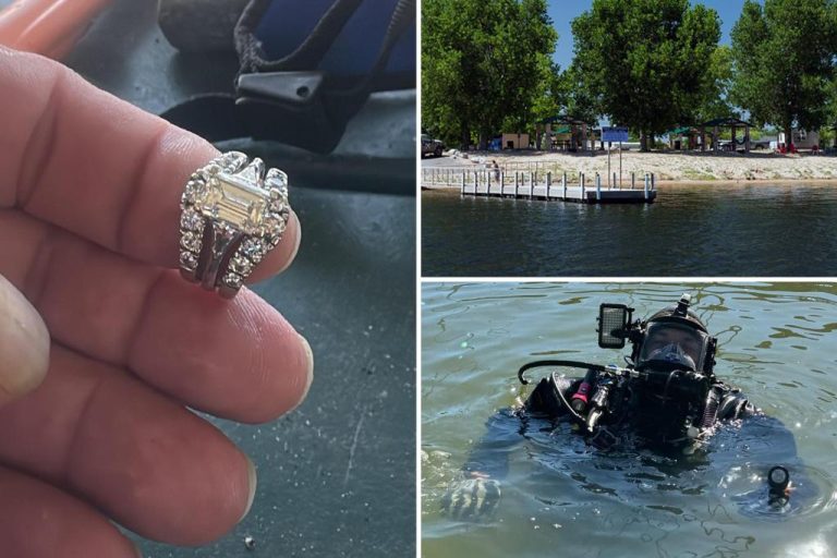 Diver finds a woman's century-old wedding ring in Possum Kingdom Lake ...