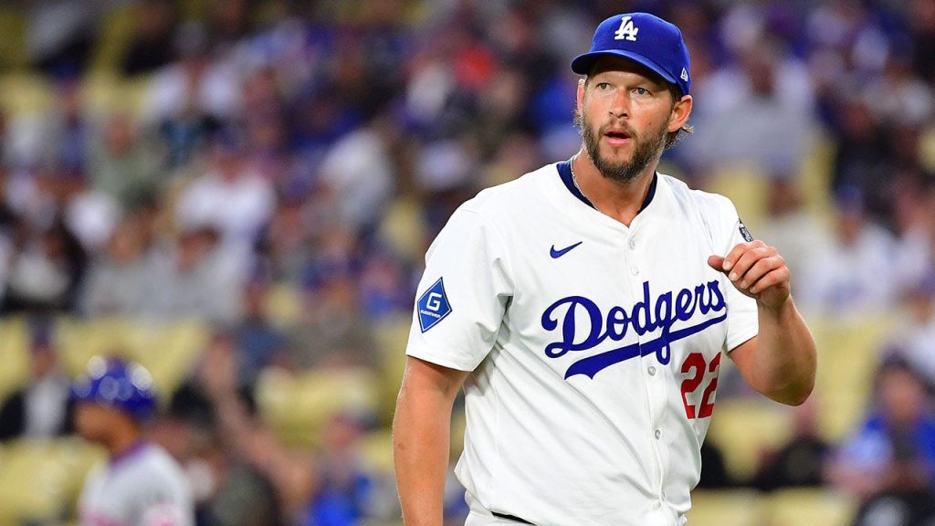 Dodgers pitcher Clayton Kershaw quietly expresses his beliefs during Pride Night