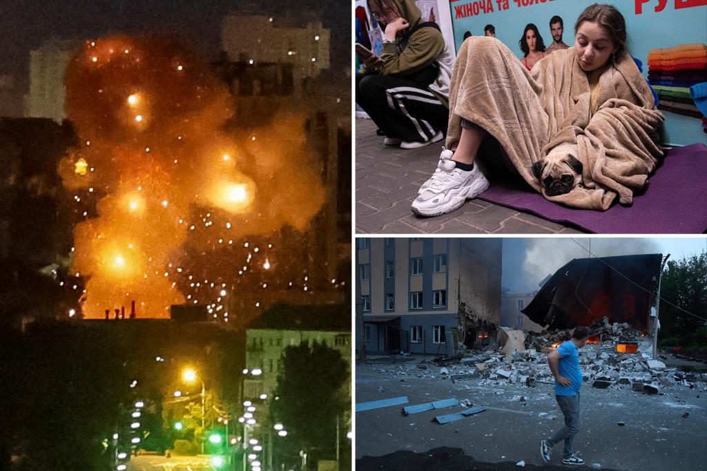 Drone and missile strikes from Russia result in 2 deaths and 13 injuries in Ukraine