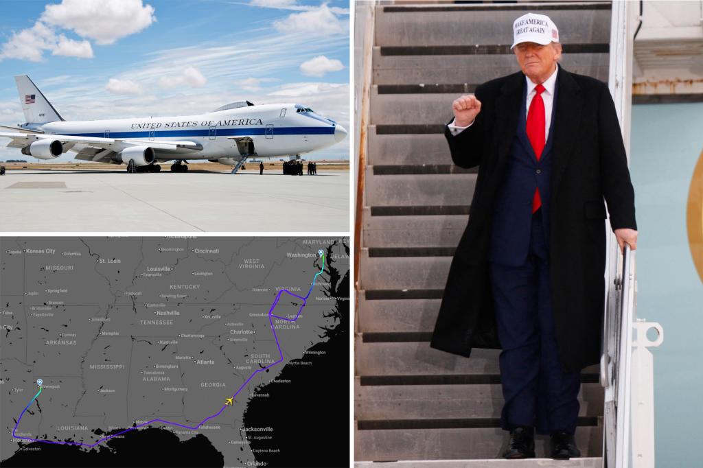 E-4B 'doomsday plane' takes unplanned trip to DC as Trump considers attack on Iran