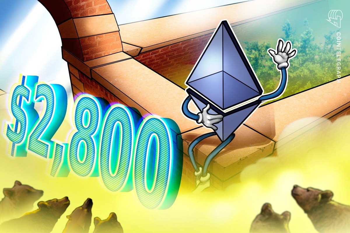 ETH price exceeds $2.8K as options traders take on bearish positions: Are the bears mistaken?