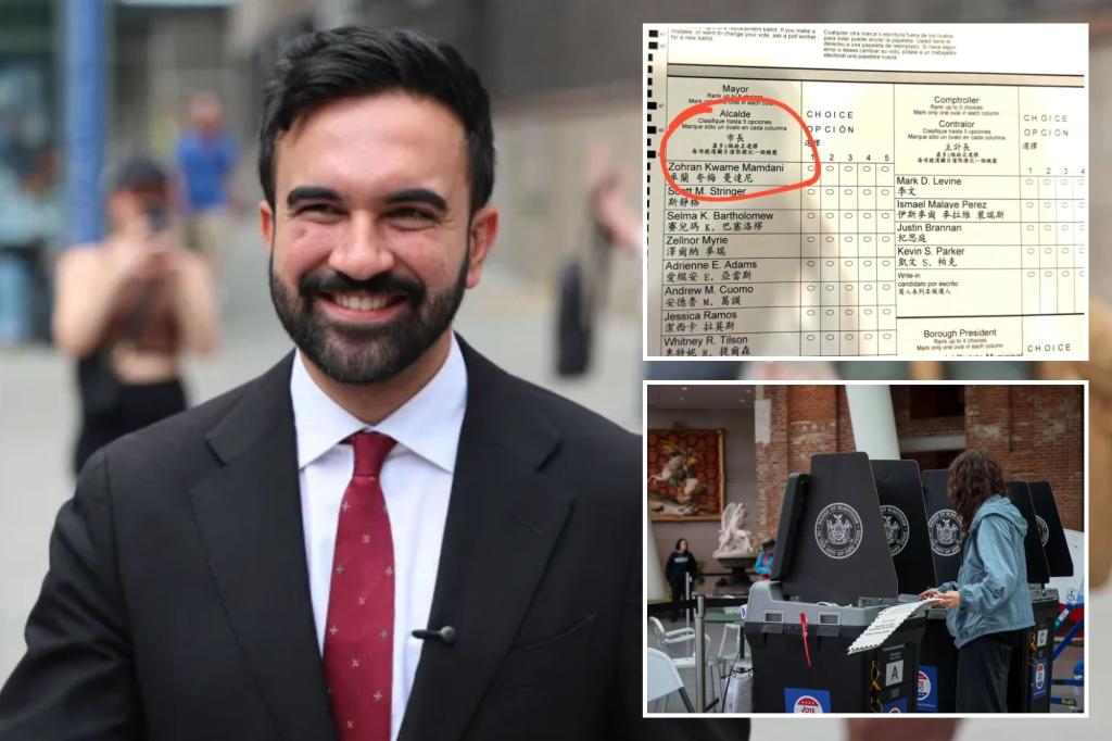 Early voters question why Zohran Mamdani is listed first on the mayoral ballot.