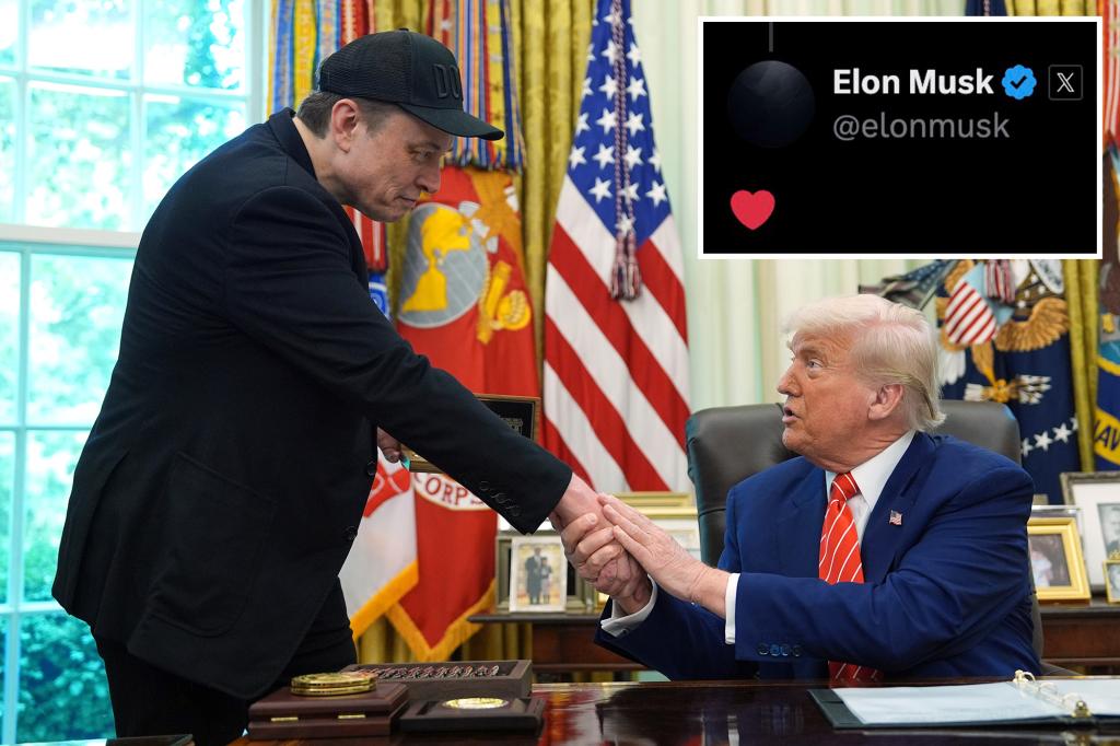 Elon Musk suggests a possibility of reconciliation with Trump after the president sends him good wishes