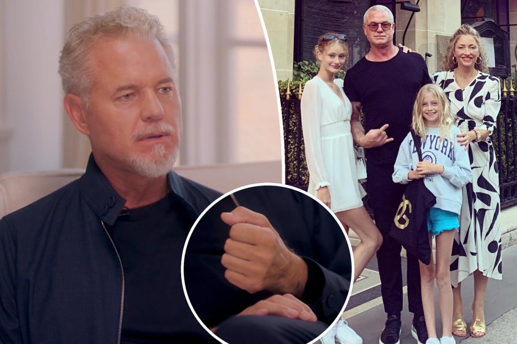 Eric Dane has one working arm while fighting ALS and almost drowned.