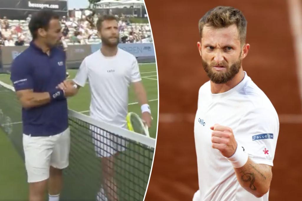 Fabio Fognini labels Corentin Moutet a 'pig' and a 'piece of s--t' during intense tennis confrontation