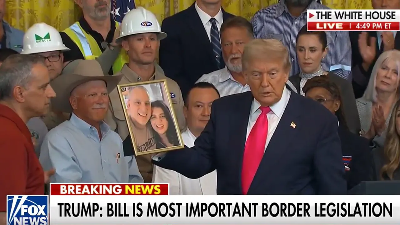 Family of victims support Trump in calling on Congress to approve the major legislation