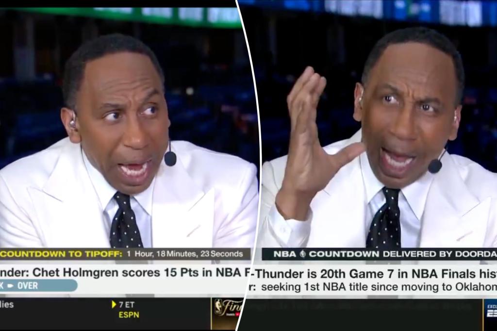 Fans were put off by Stephen A. Smith's loud comments before Game 7