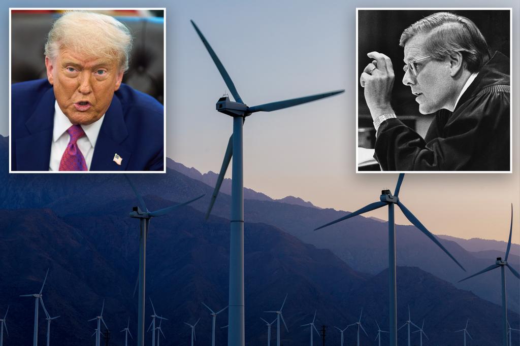 Federal judge plans to reject Trump administration's request to dismiss lawsuit regarding wind project restrictions