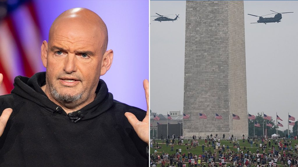 Fetterman believes a military parade should be honored 'no matter the politics'