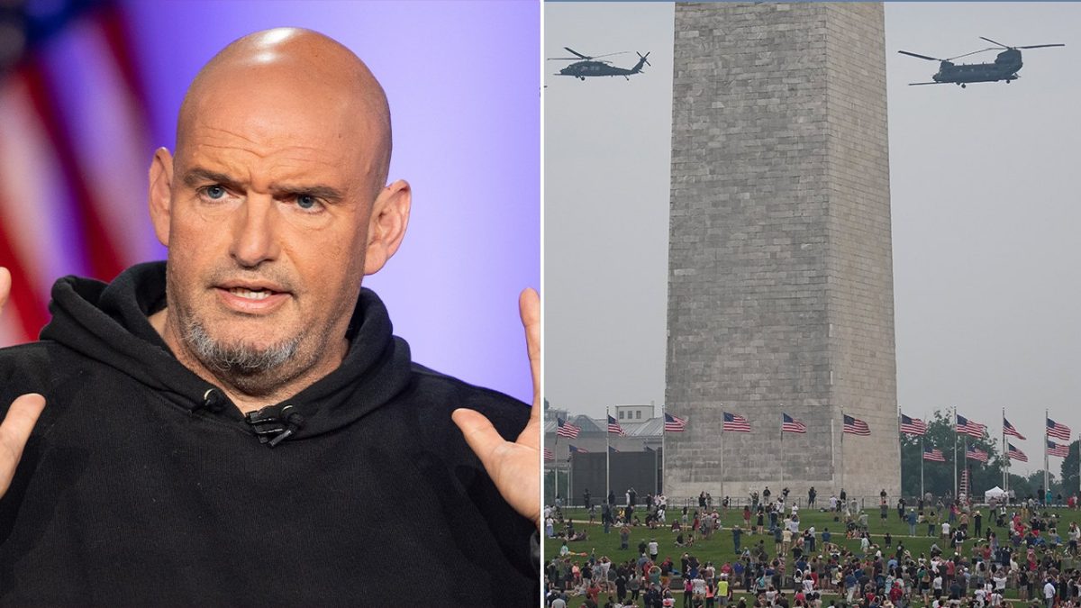 Fetterman believes a military parade should be honored 'no matter the politics'