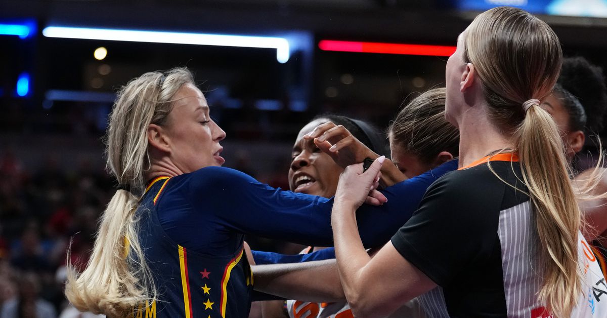 Fever coach criticizes WNBA referees again after foul on Caitlin Clark and several ejections