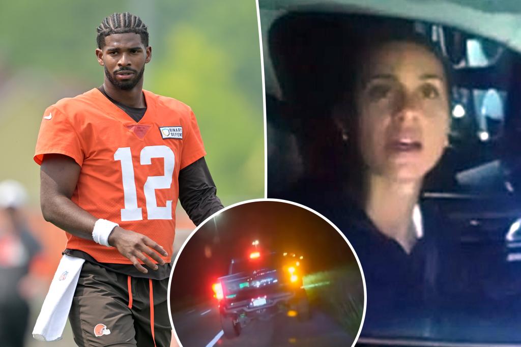 Footage of Shedeur Sanders' speeding stop sparks dating speculation