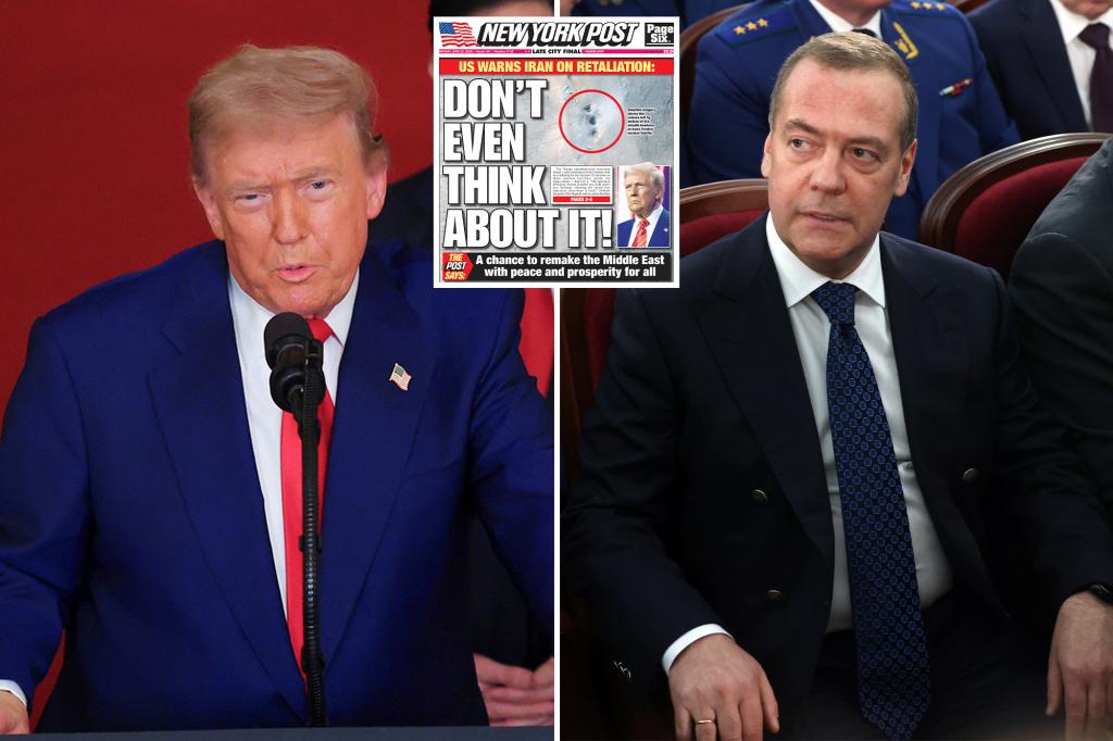 Former Russian president retracts nuclear threat to Iran following Trump's reaction