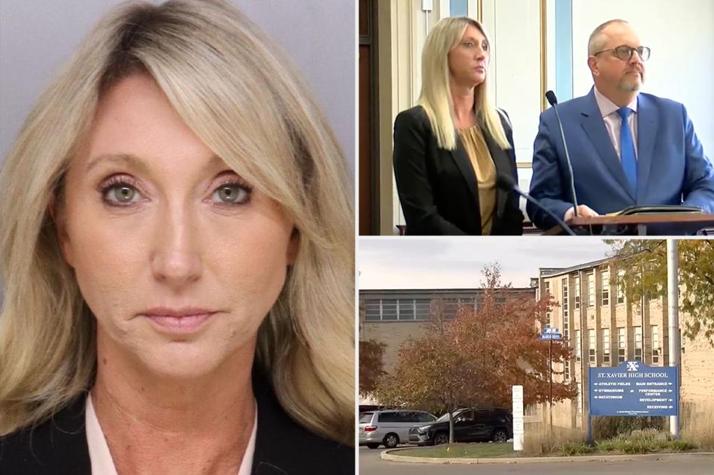 Former school counselor who had sexual relations with student struggles to hold back tears while being sentenced to prison