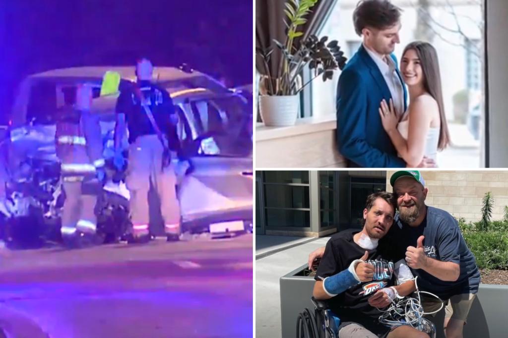 Future bride dies in tragic wrong-way drunk-driving accident that left fiancé in a coma just weeks before their wedding, according to authorities