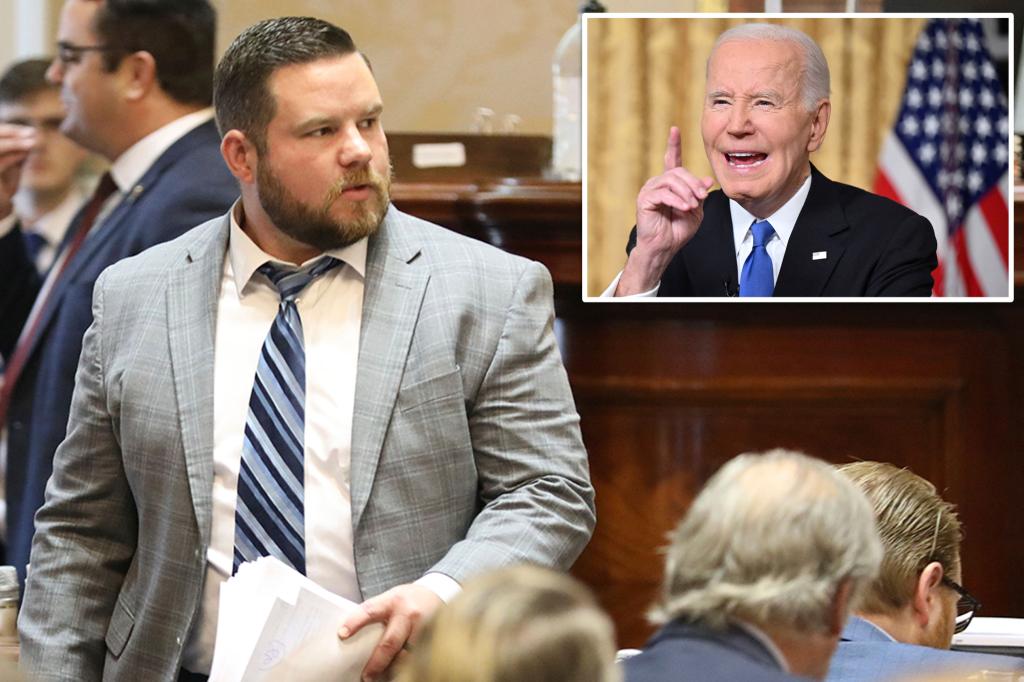 GOP Rep. RJ May shared numerous child porn files using the username 'joebidennn69', according to federal authorities.