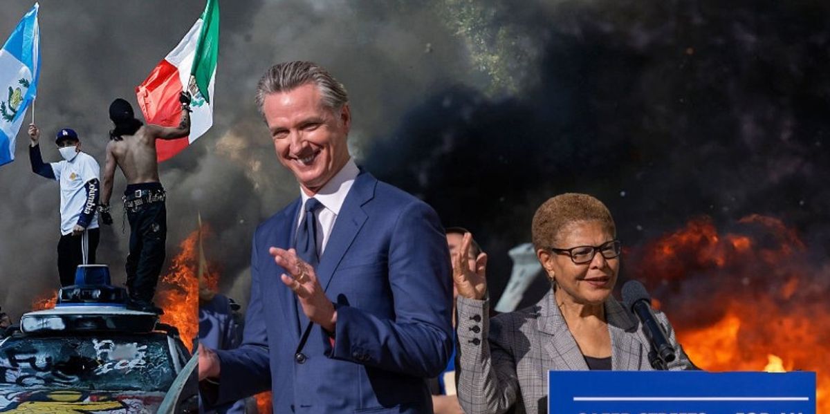 Gavin Newsom and Karen Bass to California: 'See what you pushed us to do.'