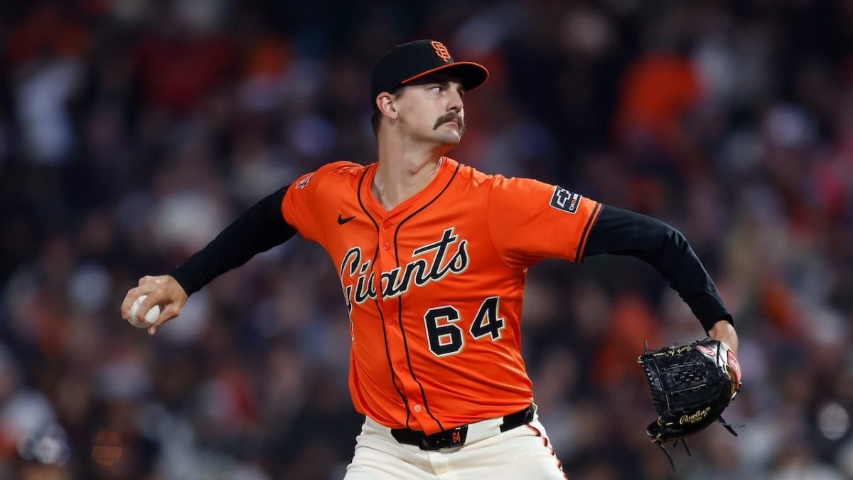 Giants pitcher Sean Hjelle's wife claims he had affairs and was abusive on TikTok.