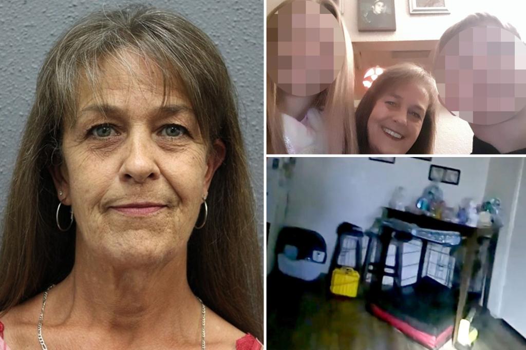 Grandma keeps us in the dog crate