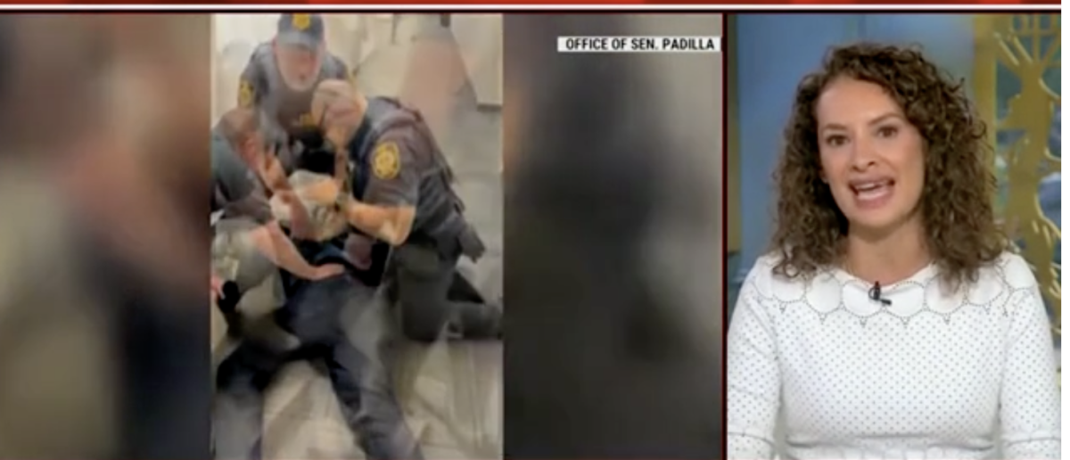 Guest on 'Morning Joe' Claims Noem Did Not Successfully Calm the Situation by Not Allowing Heckling Democratic Senator to Ask a Question