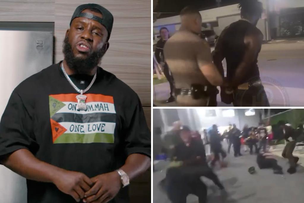 Halftime performer at Super Bowl LIX taken into custody for disrupting the show with a 'Free Gaza' flag