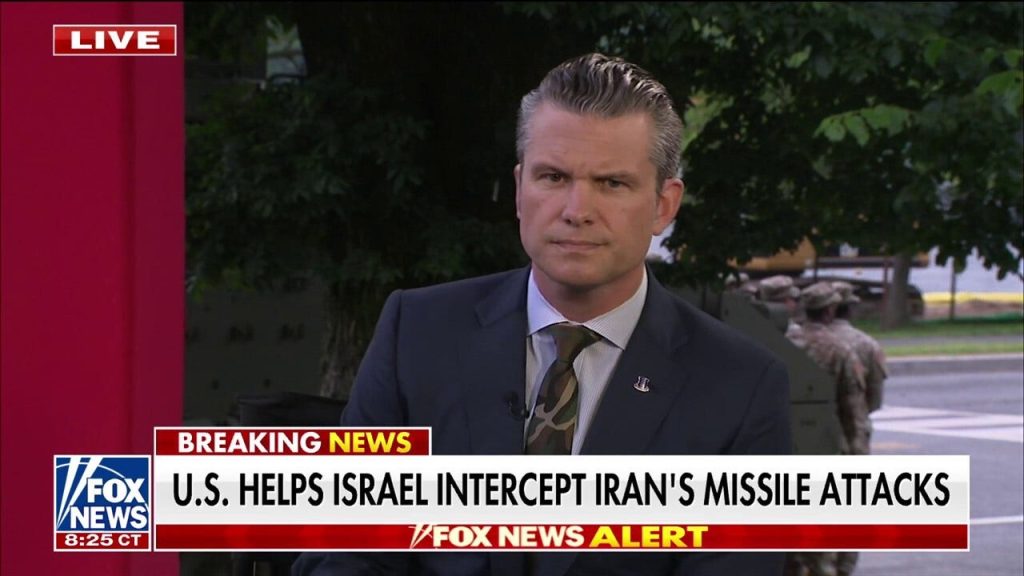 Hegseth assures Americans that Trump is focused on the Israel-Iran conflict.