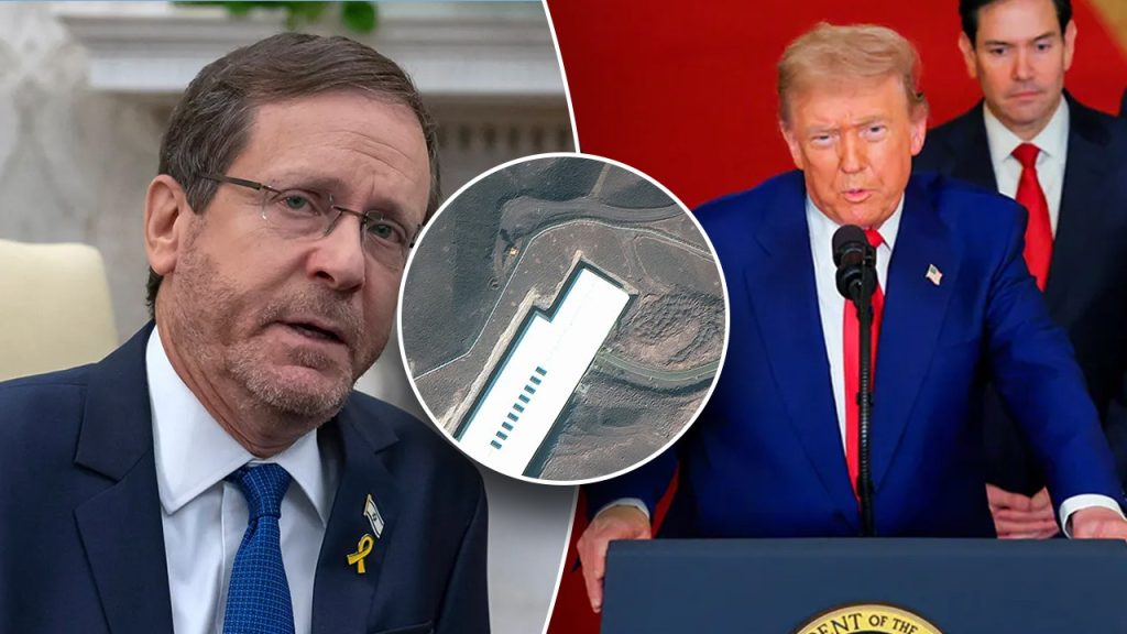 Herzog commends Trump's 'courageous' Midnight Hammer action against Iran