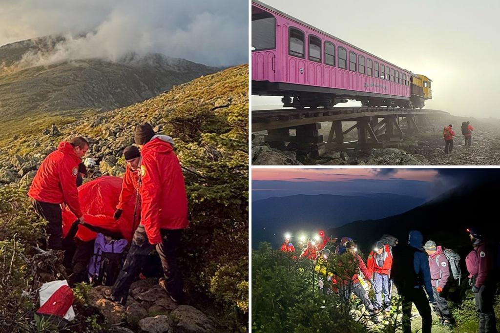 Hiker experiences hypothermia while climbing the highest mountain in New England during a heat wave on the East Coast.