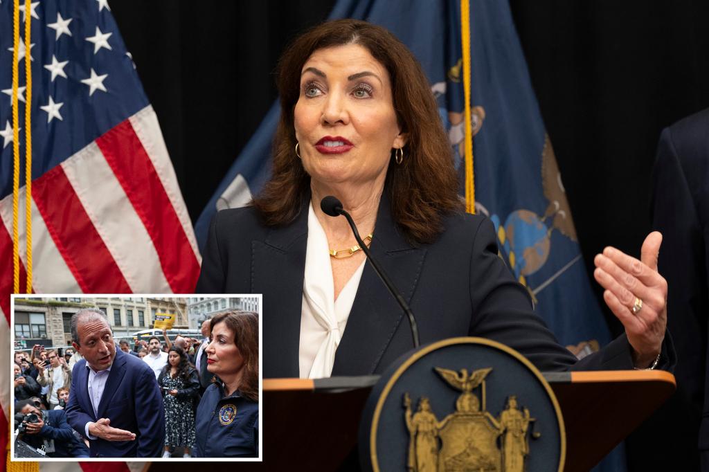 Hochul highlights state funding for legal aid for migrants following Brad Lander's arrest by ICE