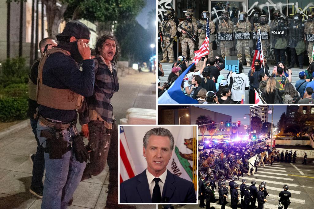 ICE planning operations in five Democratic states as an emotional Gavin Newsom issues a warning