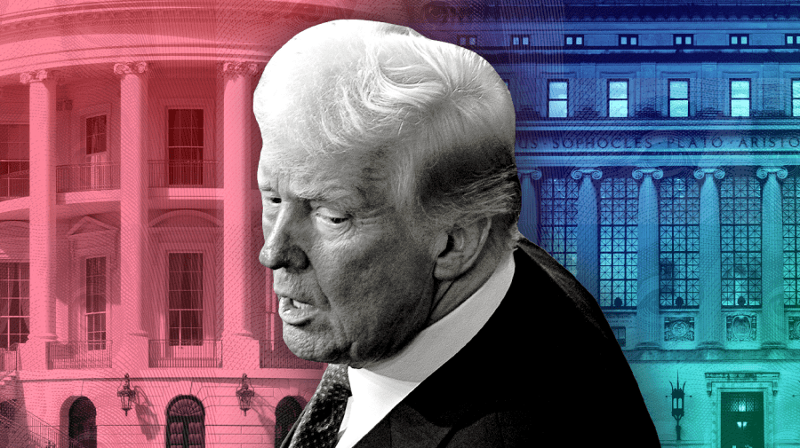 In battle with Columbia, Trump aims for a 'death sentence'