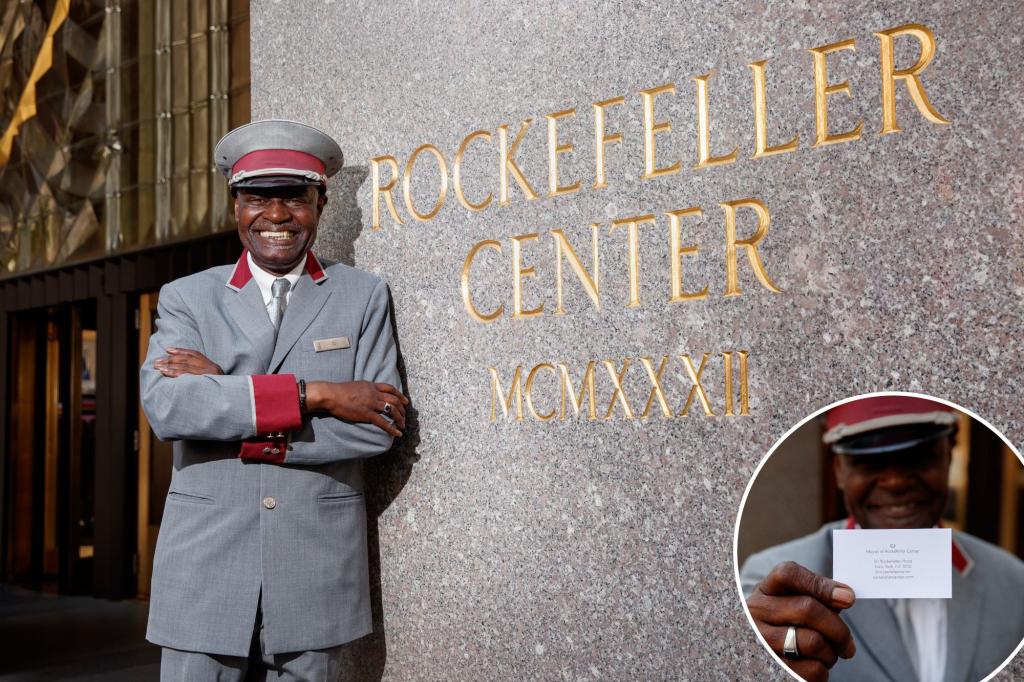 Introducing the mayor of Rockefeller Center — a genuine job title