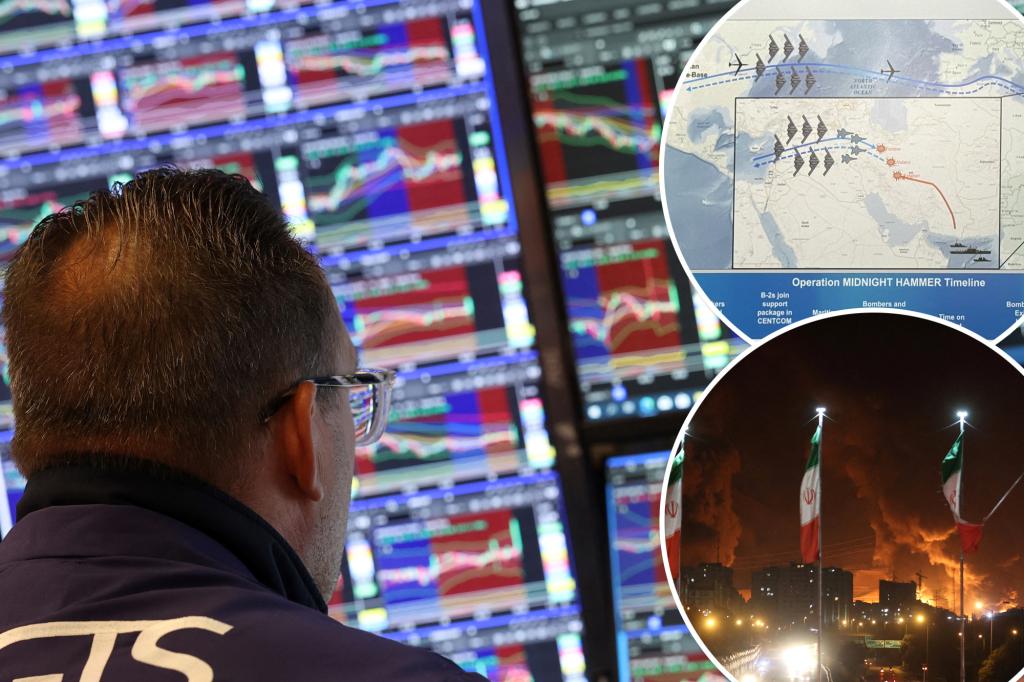 Investors prepare for a rise in oil prices and seek safe investments after the US attacks Iran's nuclear facilities.