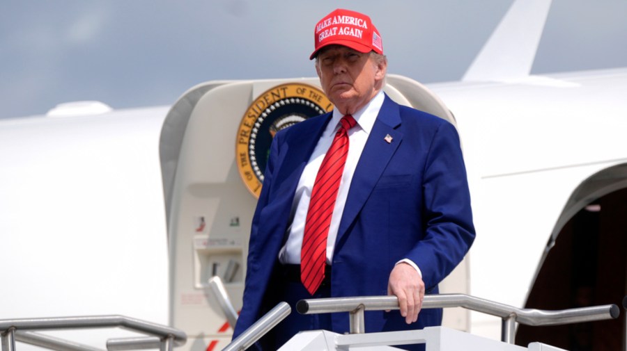 Israel strikes Iranian government locations as Trump suggests changing the regime.