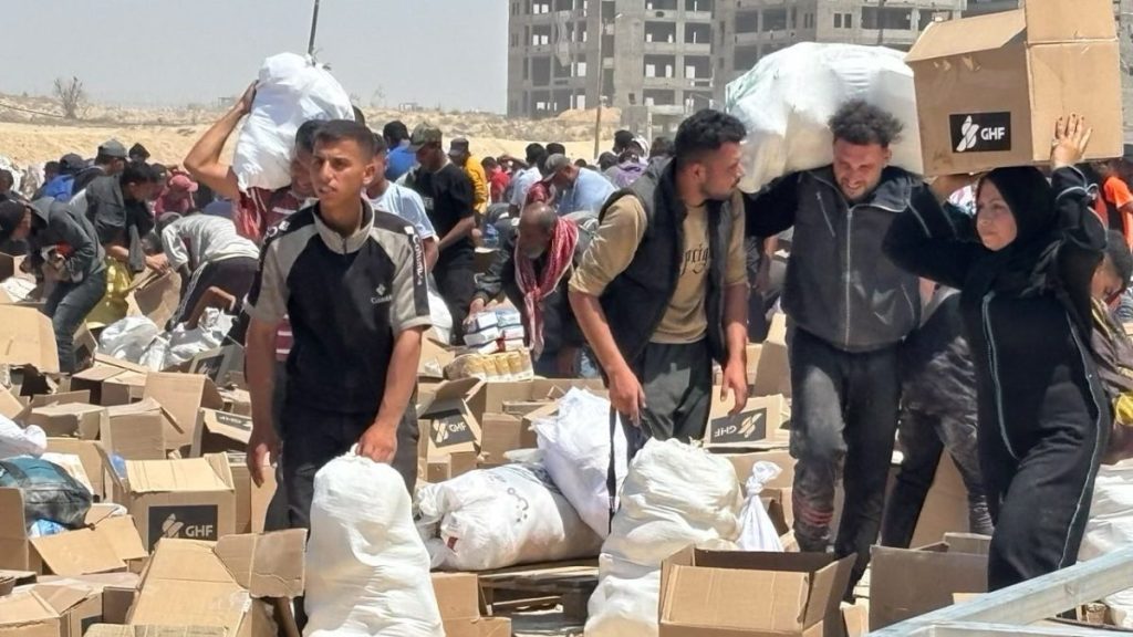 Israel supports Gaza humanitarian organization as the UN seeks to regulate aid.