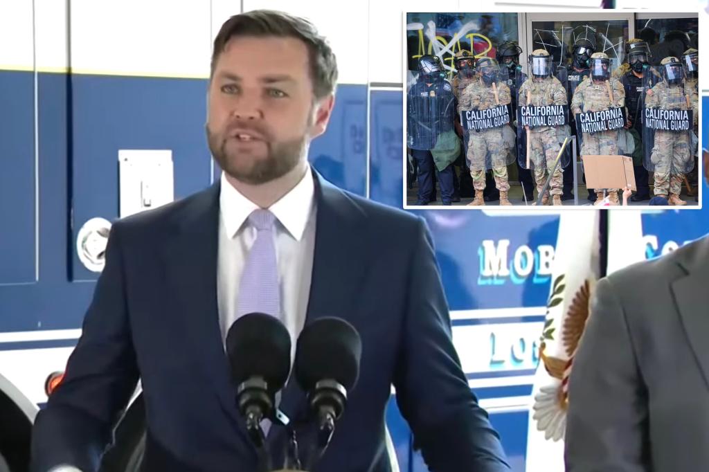 JD Vance claims Trump will summon the National Guard to control riots again if necessary after appeals court win