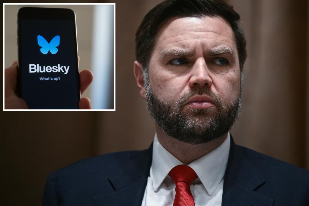 JD Vance is suspended from Bluesky just 12 minutes after posting for the first time.