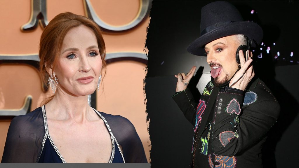 J.K. Rowling criticizes Boy George in a social media conflict over transgender rights