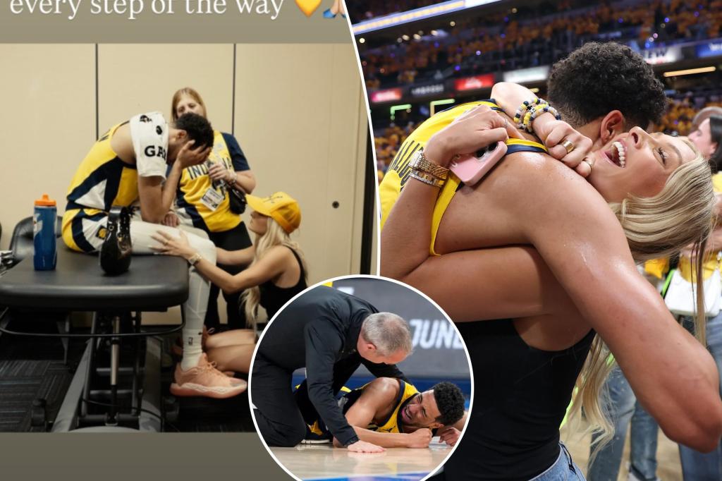 Jade Jones shares heartfelt messages following Tyrese Haliburton's Achilles injury