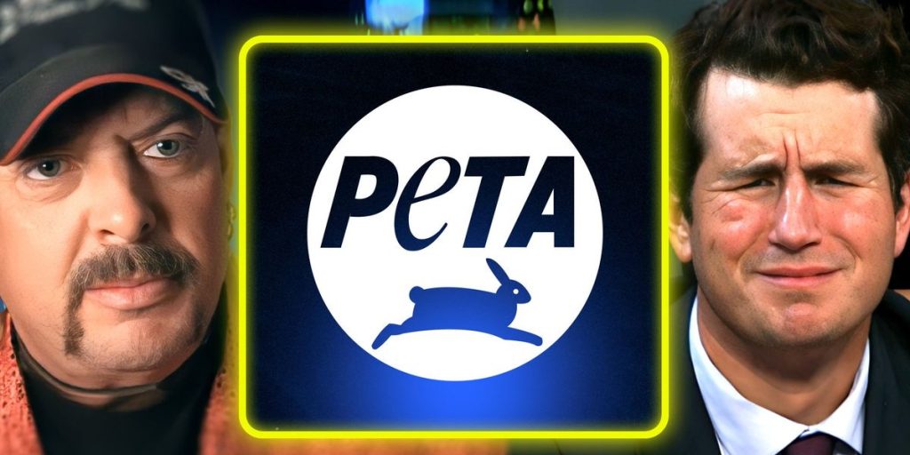 Joe Exotic faces off with a PETA representative in real time