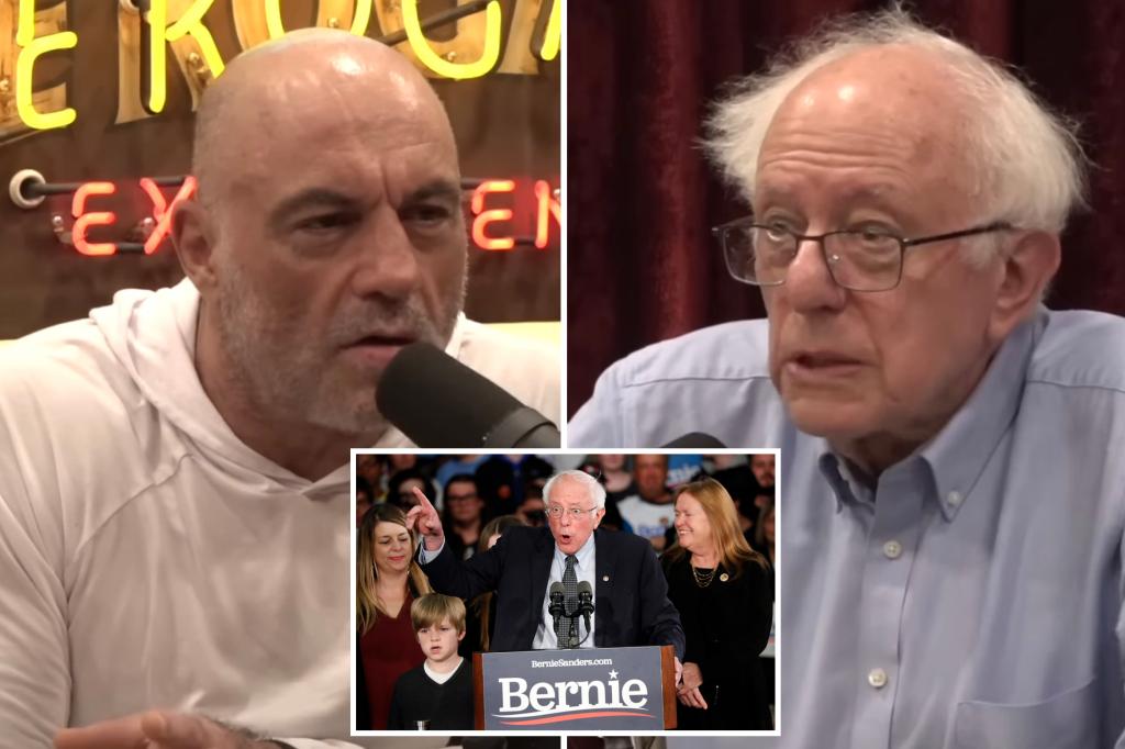 Joe Rogan questions Bernie Sanders about a potential presidential run and his actions on the first day.