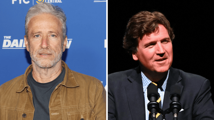 Jon Stewart supports Tucker Carlson on Iran: ‘You go, brother’
