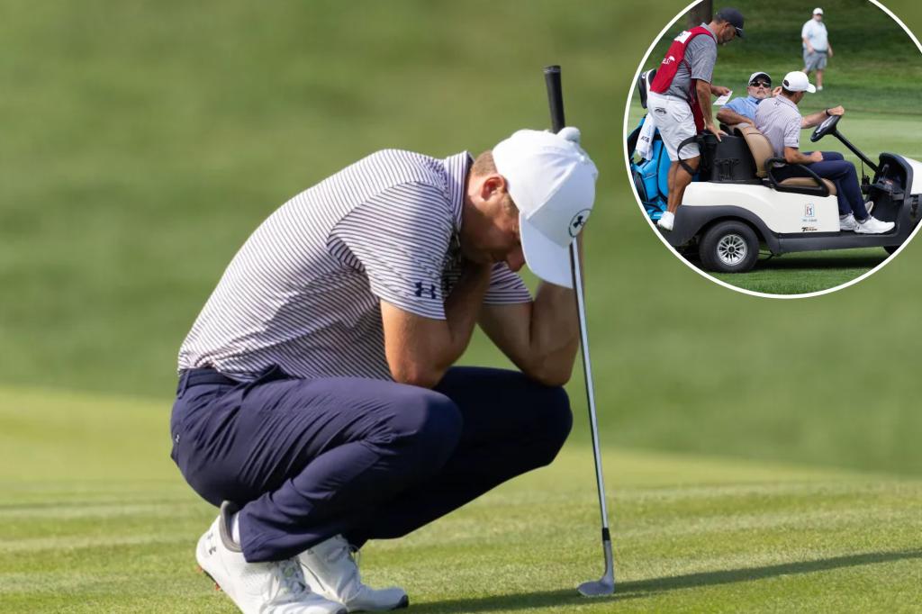 Jordan Spieth pulls out due to injury for the first time in his PGA career