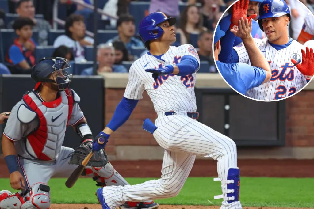 Juan Soto of the Mets is pleased as hits are starting to come in recent weeks.