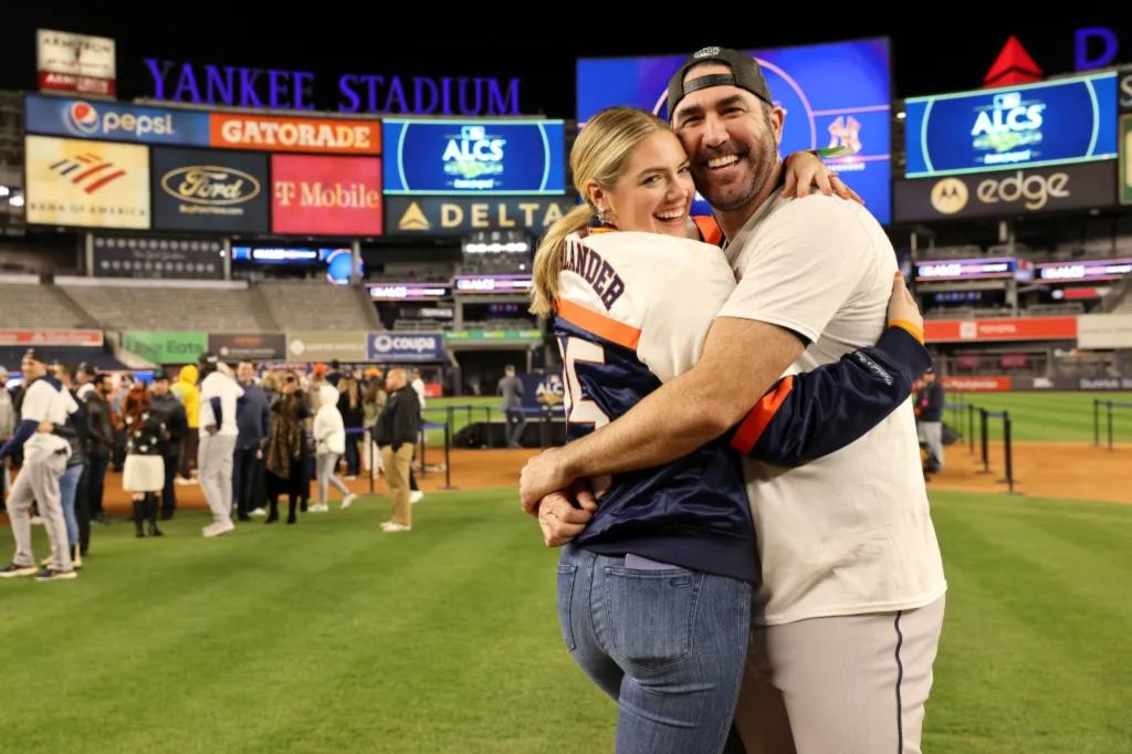 Justin Verlander and Kate Upton celebrate the arrival of their second child