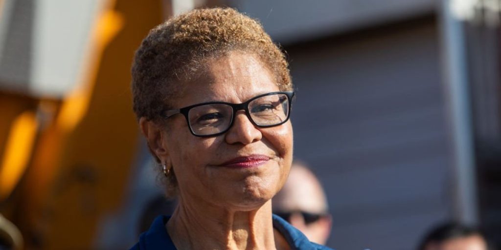 Karen Bass finally takes action &mdash; but only after Trump promises to 'free' Los Angeles