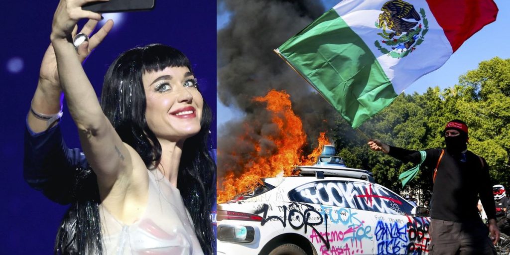Katy Perry shares confusing post backing ICE rioters and faces a history lesson.